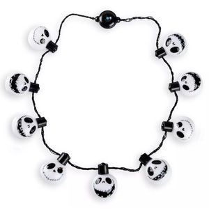 Jack Skellington Light Up Necklace From Disney World MNSSHP NEw With Tags